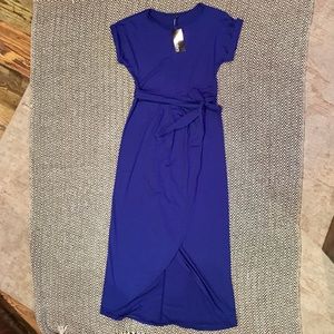 Beautiful jersey faux wrap dress